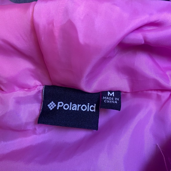 EUC! Polaroid Women Tie Dye Retro Hoodie Windbreaker Jacket Size M - Picture 6 of 8